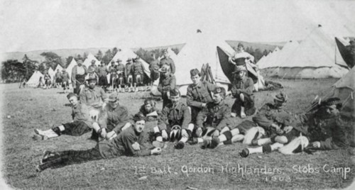 1st Bn Gordon Highlanders at Stobs1903