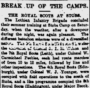 Glasgow Herald 3rd August 1914
