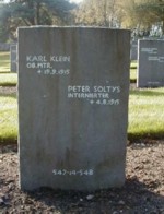 Karl Klein's grave at Cannock Chase