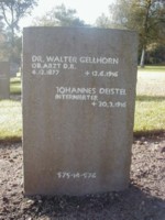 Walter Gellhorn's grave at Cannock Chase